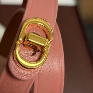 Dior Pink bracelet with Gold Buckle